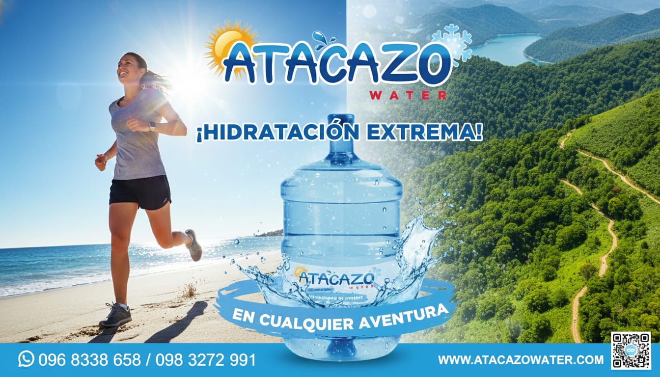 Atacazo Water: hidratación extrema en cualquier aventura